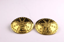 YVES SAINT LAURENT circular earrings