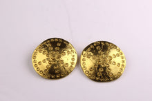 YVES SAINT LAURENT circular earrings