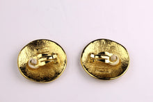 YVES SAINT LAURENT circular earrings