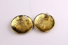 YVES SAINT LAURENT circular earrings