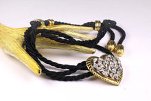 YVES SAINT LAURENT clear rhinestone heart belt
