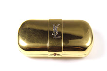 Yves Saint Laurent gold plated minaudière