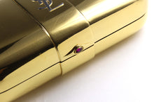 Yves Saint Laurent gold plated minaudière