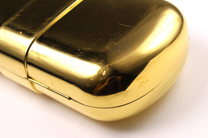 Yves Saint Laurent gold plated minaudière