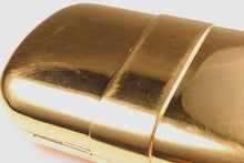 Yves Saint Laurent gold plated minaudière