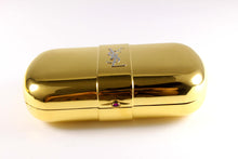 Yves Saint Laurent gold plated minaudière