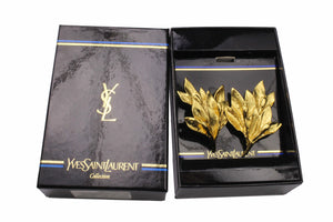 YVES SAINT LAURENT Leaves earrings