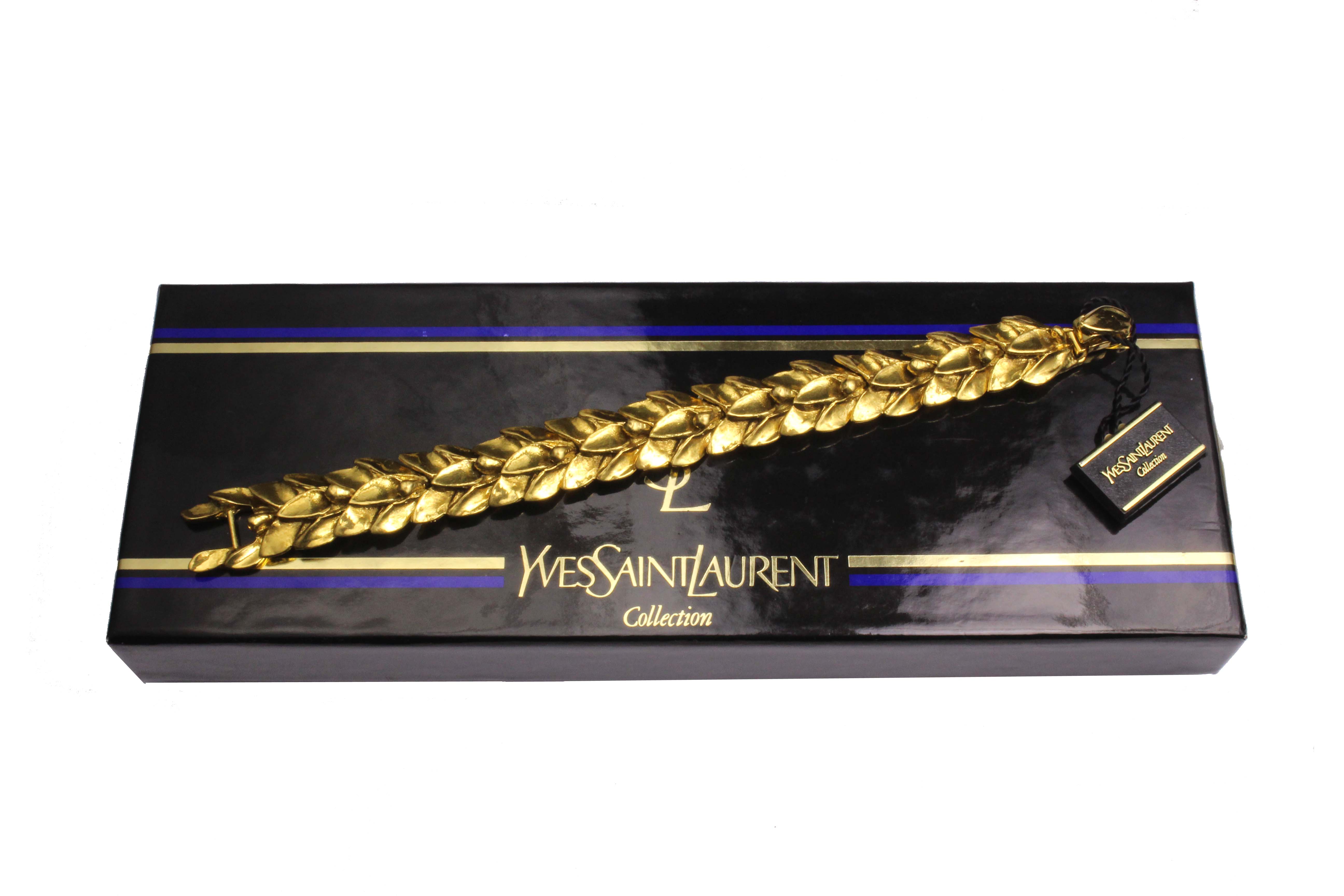 YVES SAINT LAURENT leaves bracelet – Vintage Carwen