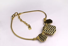 YVES SAINT LAURENT rhinestone gold necklace