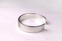YVES SAINT LAURENT silver open cuff bracelet