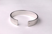 YVES SAINT LAURENT silver open cuff bracelet