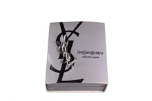 YVES SAINT LAURENT Logo silver brooch