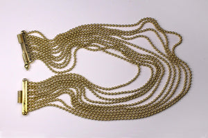 YVES SAINT LAURENT multi-strand necklace