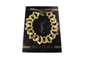YVES SAINT LAURENT chain link necklace