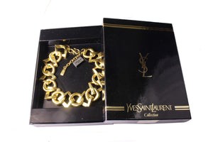 YVES SAINT LAURENT chain link necklace