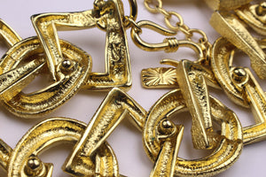 YVES SAINT LAURENT chain link necklace