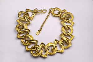 YVES SAINT LAURENT chain link necklace