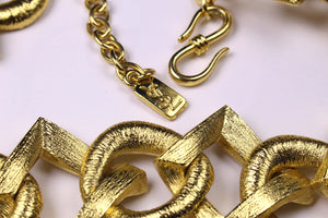 YVES SAINT LAURENT chain link necklace