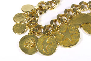 YVES SAINT LAURENT chain link charm belt