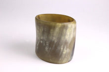 YVES SAINT LAURENT large cuff horn bracelet