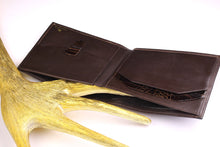 Double back baby crocodile skin wallet