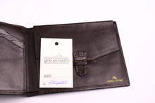 Double back baby crocodile skin wallet