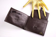 Double back baby crocodile skin wallet