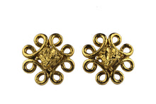 YVES SAINT LAURENT arabesque style earrings