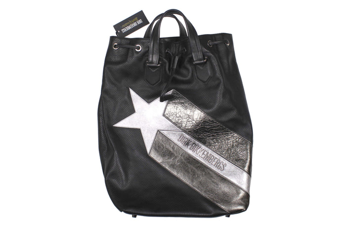 DIRK BIKKEMBERGS black leather tote bag