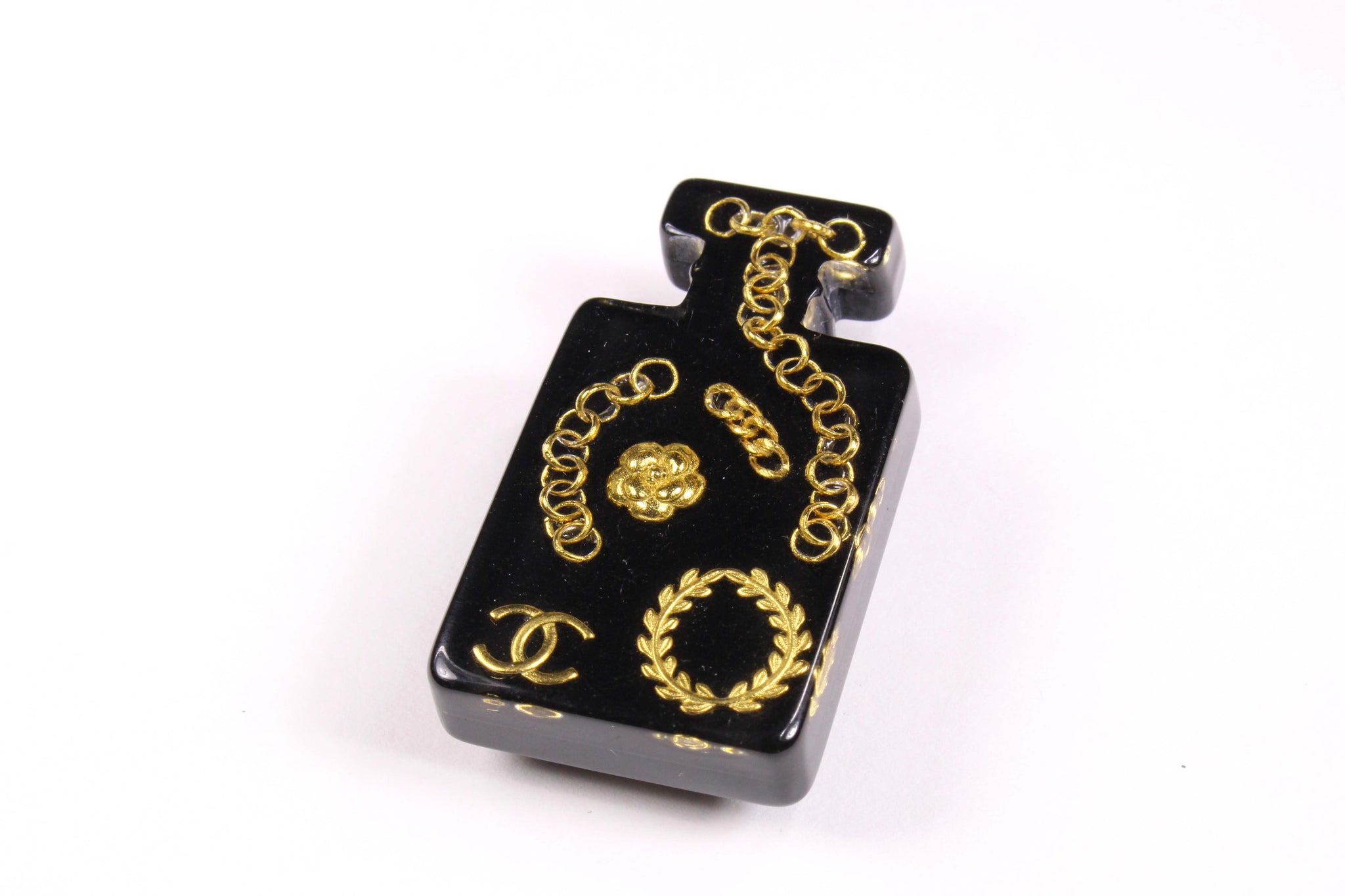 CHANEL miniature perfume bottle brooch – Vintage Carwen