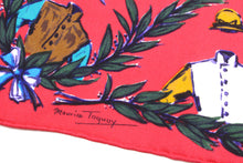 HERMÈS gavroche “Chantilly” by Maurice De Taquoy, pocket square