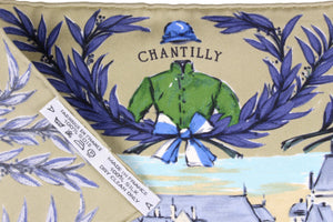 HERMÈS gavroche “Chantilly” by Maurice De Taquoy, pocket square