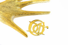 CHRISTIAN DIOR Parfums Logo brooch