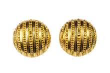 CHRISTIAN DIOR hemisphere earrings