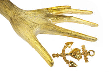 CHRISTIAN LACROIX large cross pendant brooch