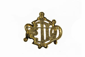 CHRISTIAN DIOR small Logo brooch