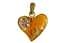 CHRISTIAN LACROIX resin heart pendant