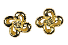 GIVENCHY flower logo earrings
