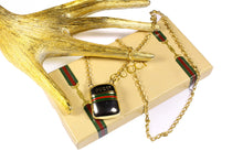 GUCCI pill box chain necklace