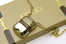 GUCCI pill box chain necklace