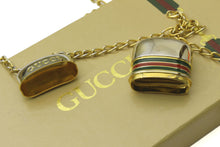 GUCCI pill box chain necklace