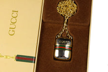 GUCCI pill box chain necklace