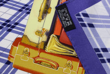 HERMÈS gavroche “H en Voyage” by Anamorphée, pocket square