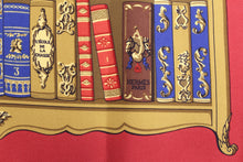 HERMÈS gavroche “Bibliotheque” by Hugo Grygkar, pocket square