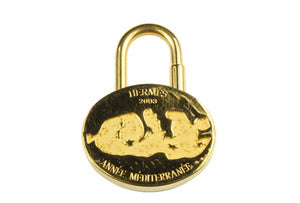 HERMÈS 2003 "Année Méditerranée" padlock pendant