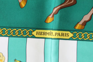 HERMÈS scarf “Chocs en Plumes” by Christiane Vauzelles