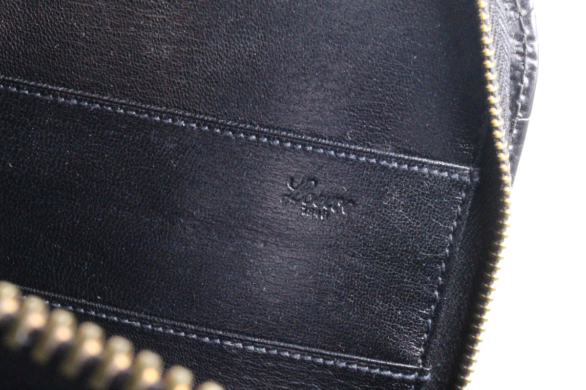 LOEWE black crocodile skin briefcase – Vintage Carwen