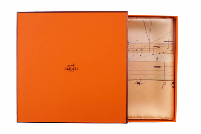 HERMÈS scarf “La Musique des Sphères” by Zoé Pauwels