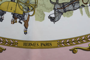 HERMÈS scarf “La Promenade de Longchamps” by Philippe Ledoux