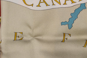HERMÈS scarf “Le Canada” by Kermit Oliver